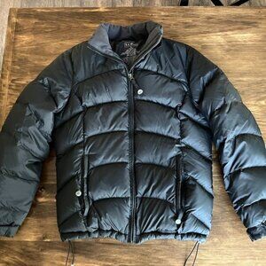 L.L. Bean Black Puffer Down Winter Coat Size S